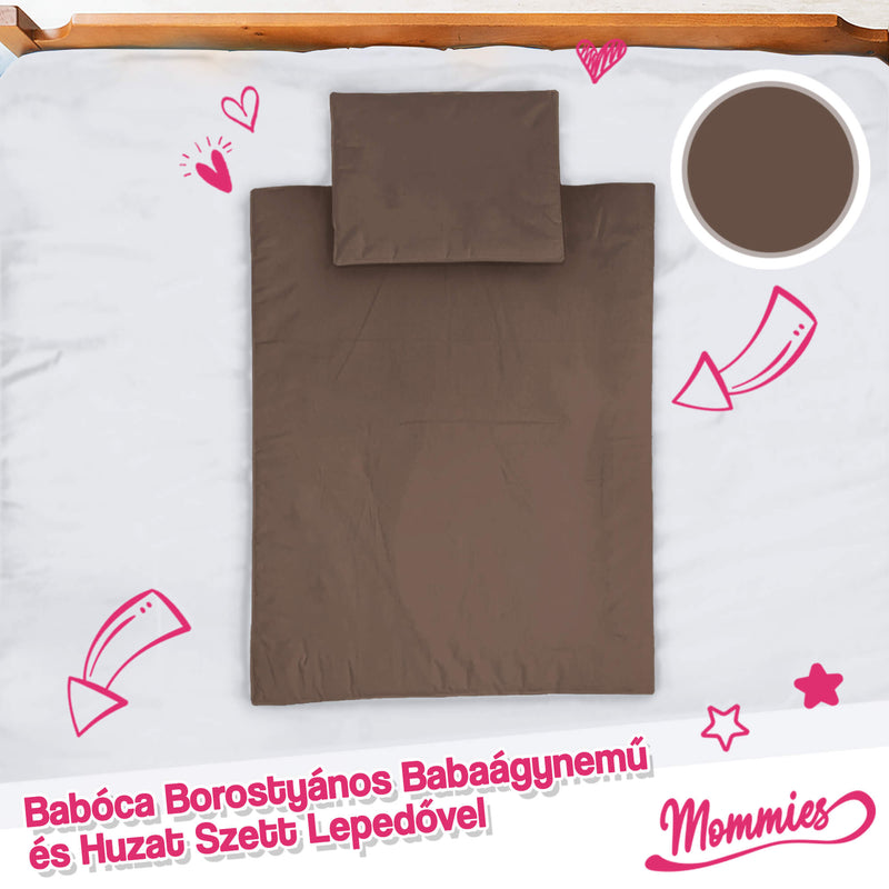 Set de lenjerie de pat pentru bebeluși cu chihlimbar (5 piese) - Mommies.ro -