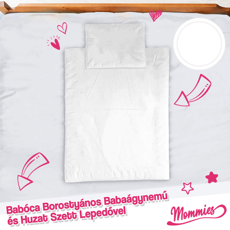 Set de lenjerie de pat pentru bebeluși cu chihlimbar (5 piese) - Mommies.ro -