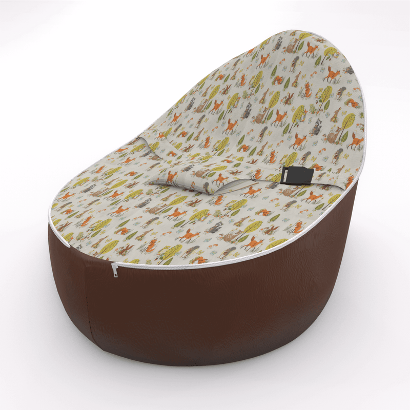 Fotoliu puf bean bag 2in1 pentru bebe -Mommies.ro -