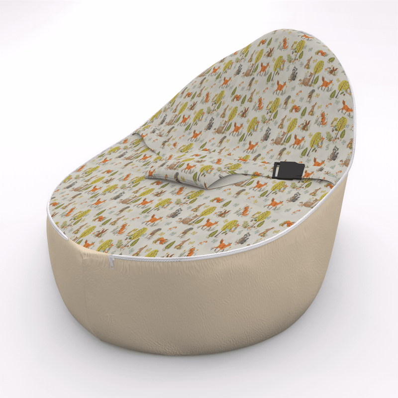 Fotoliu puf bean bag 2in1 pentru bebe -Mommies.ro -