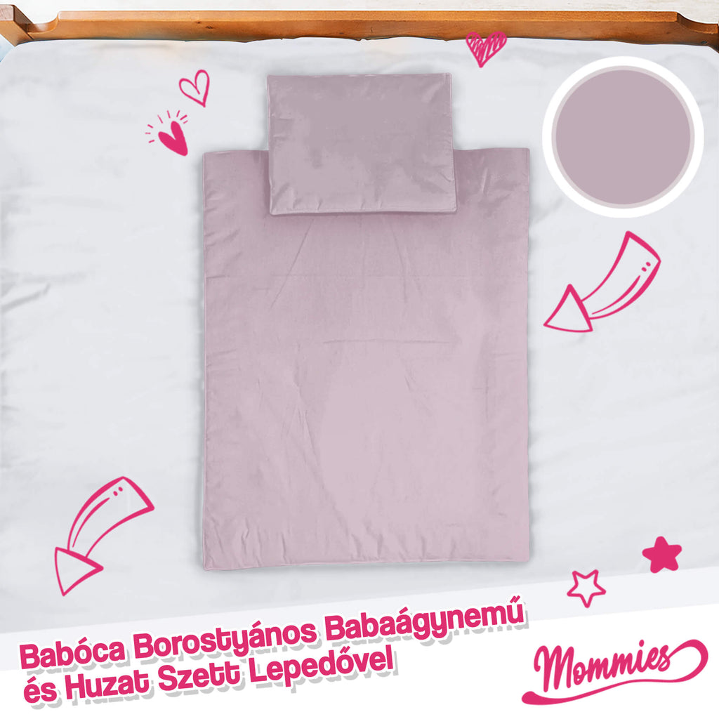 Set de lenjerie de pat pentru bebeluși cu chihlimbar (5 piese) - Mommies.ro -