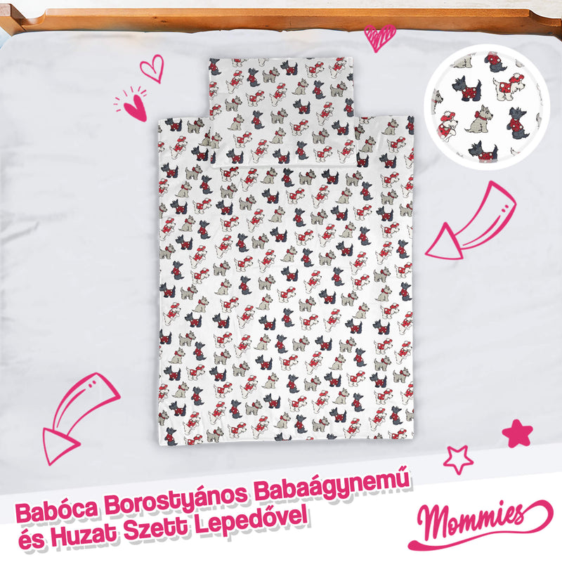 Set de lenjerie de pat pentru bebeluși cu chihlimbar (5 piese) - Mommies.ro -