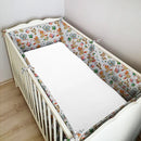 Setul de pătuț pentru copii (saltea, cearșaf si barieră de protecție)