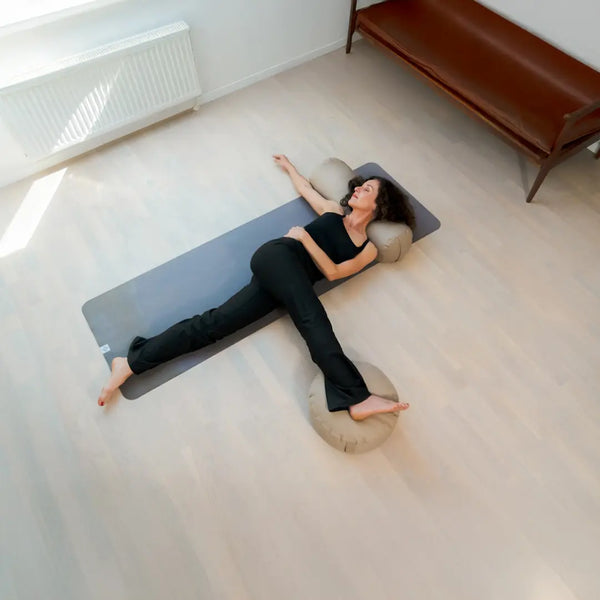 Pernă de Yoga & Meditație, cu Umplutură Ecologică de Spelta