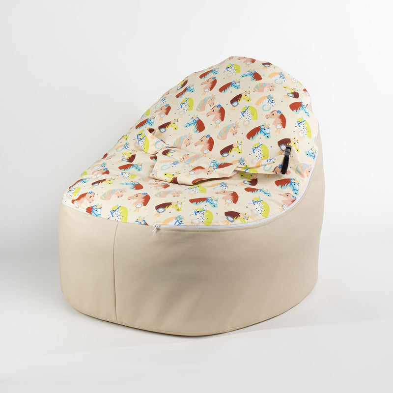 Fotoliu puf bean bag 2in1 pentru bebe -Mommies.ro -