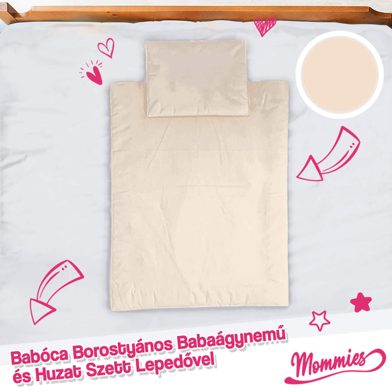 Set de lenjerie de pat pentru bebeluși cu chihlimbar (5 piese) - Mommies.ro -