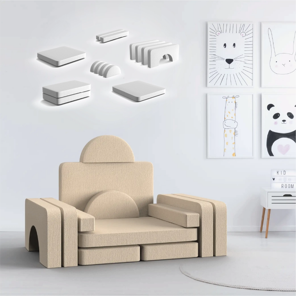 Cub Cuc - Canapea Modulară Din Burete Pentru Copii