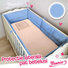 Încarcă imaginea în vizualizatorul Galerie, Protectie laterala pat bebelusi
