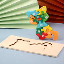 Încarcă imaginea în vizualizatorul Galerie, Montessori 3D Puzzle din lemn
